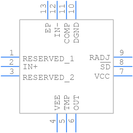 ADHV4702-1BCPZ-R7 - Analog Devices - PCB symbol
