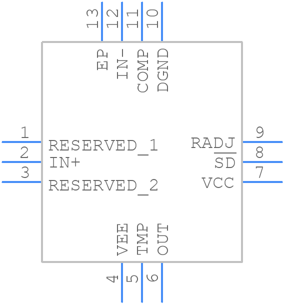 ADHV4702-1BCPZ-R7 - Analog Devices - PCB symbol