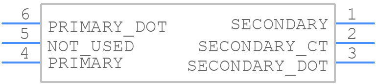 TCM8-1+ - Mini-Circuits - PCB symbol
