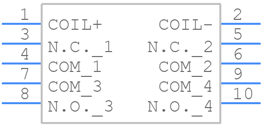 SFS2-L-DC48V-D - Panasonic - PCB symbol