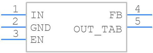 TPS79915DDCT - Texas Instruments - PCB symbol