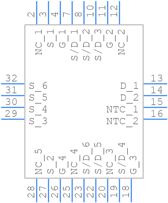 MSCSM170HM23CT3AG - Microchip - PCB symbol