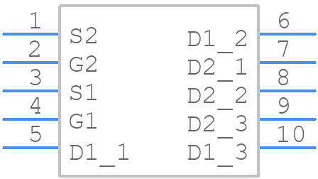 STL76DN4LF7AG - STMicroelectronics - PCB symbol