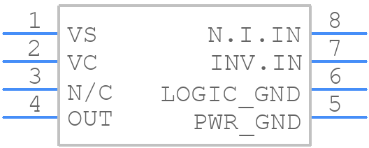 UC3705N - Texas Instruments - PCB symbol