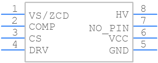 NCP1365BABCYDR2G - onsemi - PCB symbol