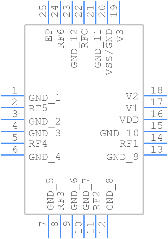 QPC6064TR13 - Qorvo - PCB symbol