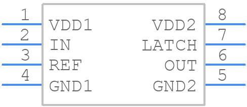 AMC23C11DWV - Texas Instruments - PCB symbol