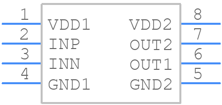 AMC23C10DWVR - Texas Instruments - PCB symbol