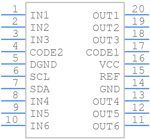 pt2258 - PTC(Princeton Tech) - PCB symbol