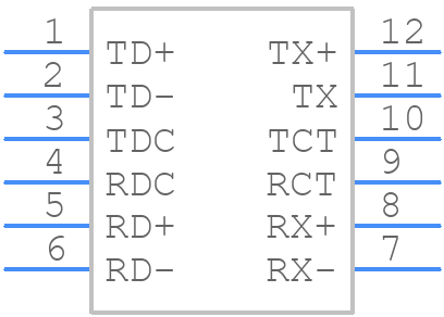 B78476A8067A003 - TDK - PCB symbol