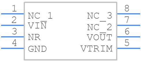LT1027CCN8-5#PBF - Analog Devices - PCB symbol