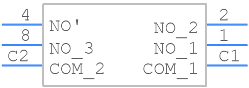 A6KS-102RS-P - OMRON Electronics - PCB symbol