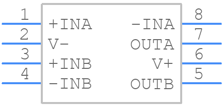 LT1078S8#PBF - Analog Devices - PCB symbol