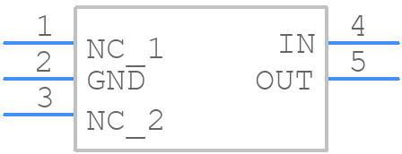 TPS71525DCKRM3 - Texas Instruments - PCB symbol