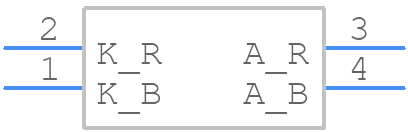19-226/R6BHC-B01/2T - Everlight - PCB symbol