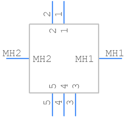 3007W2SAU99G40X - CONEC - PCB symbol