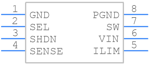 LT1300CN8#PBF - Analog Devices - PCB symbol