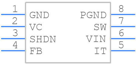 LT1302CS8#PBF - Analog Devices - PCB symbol