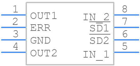 ADP3302AR4 - Rochester Electronics - PCB symbol