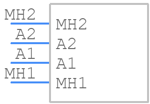 F2W2SC-1410 - Molex - PCB symbol