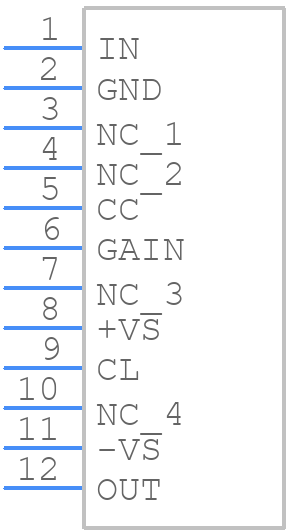 PB51 - Apex Microtechnology - PCB symbol