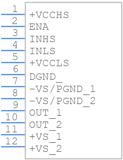 SA110DP - Apex Microtechnology - PCB symbol