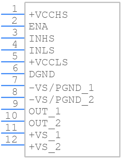 SA110DPA - Apex Microtechnology - PCB symbol