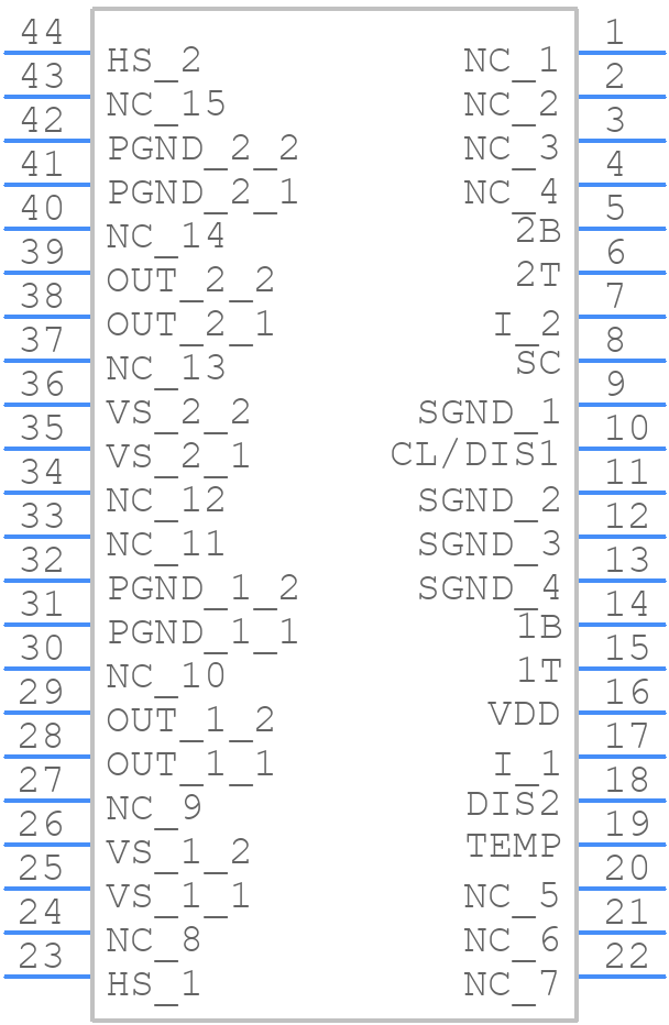 SA53HU - Apex Microtechnology - PCB symbol