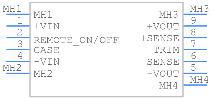 QSB30024S24 - XP POWER - PCB symbol