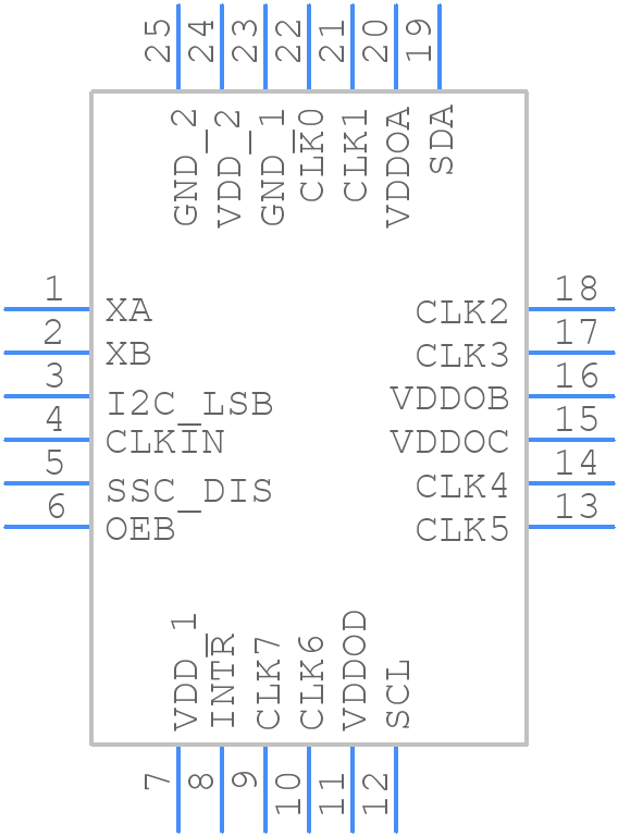SI5356A-B-GMR - Skyworks - PCB symbol