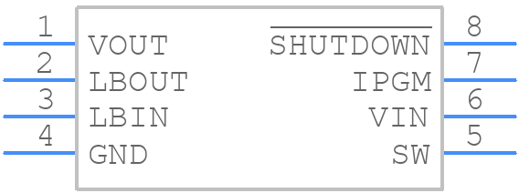 LTC1174CN8-5#PBF - Analog Devices - PCB symbol
