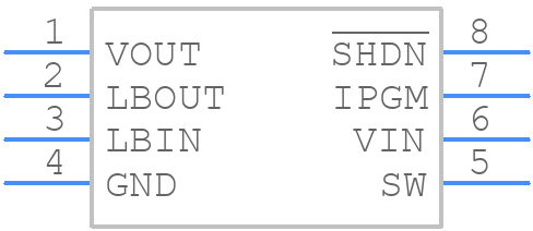 LTC1174CS8#PBF - Analog Devices - PCB symbol