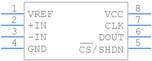 LTC1286CS8#PBF - Analog Devices - PCB symbol