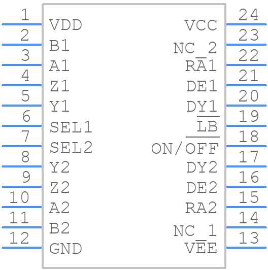 LTC1321CN#PBF - Analog Devices - PCB symbol