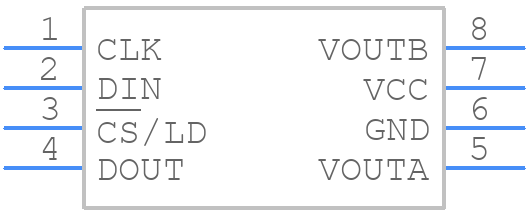 LTC1446CN8#PBF - Analog Devices - PCB symbol