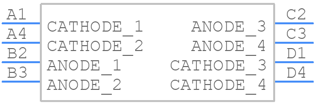 AFBR-S4N66P014M - Avago Technologies - PCB symbol