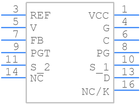 PFS7729H - Power Integrations - PCB symbol