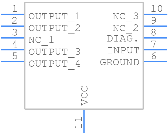 VN16BSP-E - STMicroelectronics - PCB symbol