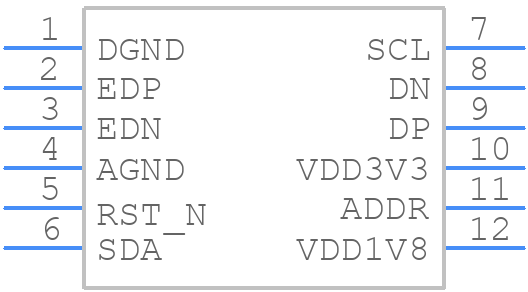 PTN3222GMJ - NXP - PCB symbol