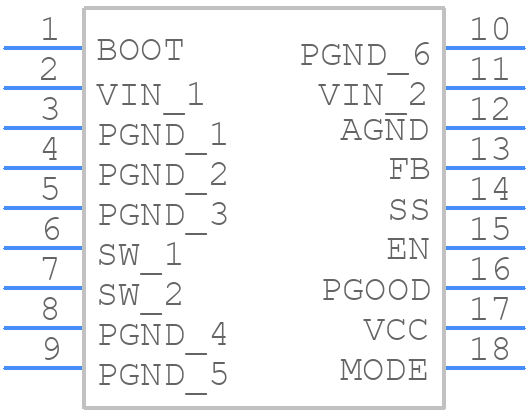 RTQ2823AGQVF - RICHTEK - PCB symbol