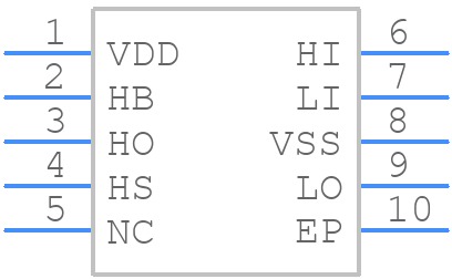 NCP81085MTTXG - onsemi - PCB symbol