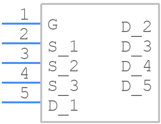 SQJQ184E-T1_GE3 - Vishay - PCB symbol