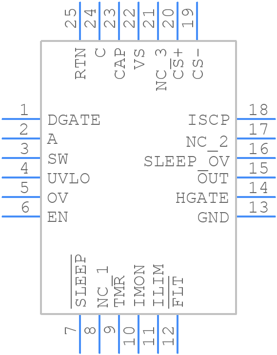 LM74900-Q1 - Texas Instruments - PCB symbol
