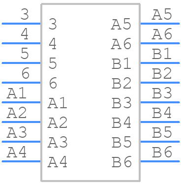 254262-E - TE Connectivity - PCB symbol