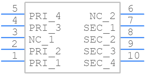 PA2221NL - Yageo Group - PCB symbol