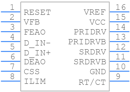 CM6900GIS - CHAMPION - PCB symbol
