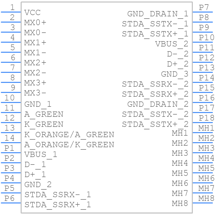 2250555-1 - TRP CONNECTOR/BEL - PCB symbol