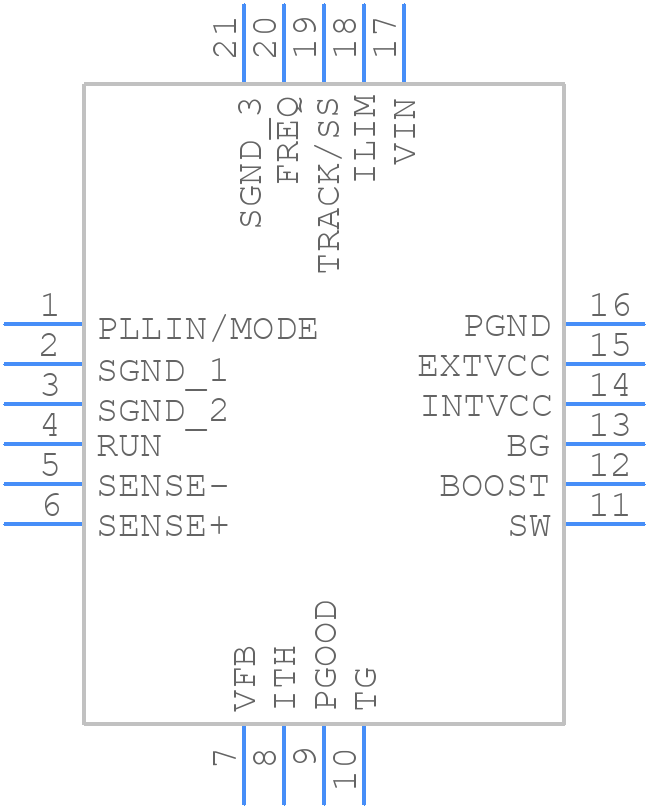 LTC7800EUDC#PBF - Analog Devices - PCB symbol