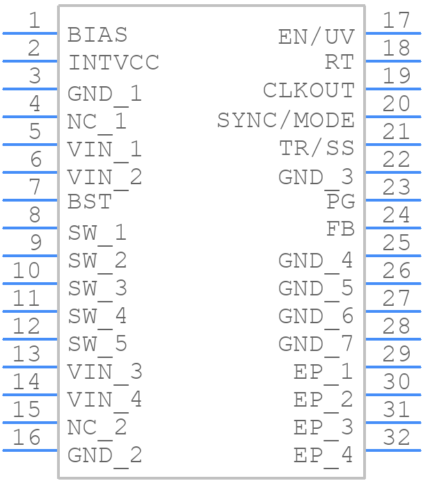 LT8640SIV#WPBF - Analog Devices - PCB symbol