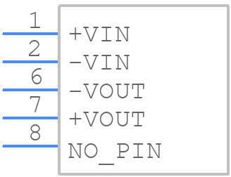 REM2-2405S - RECOM Power - PCB symbol